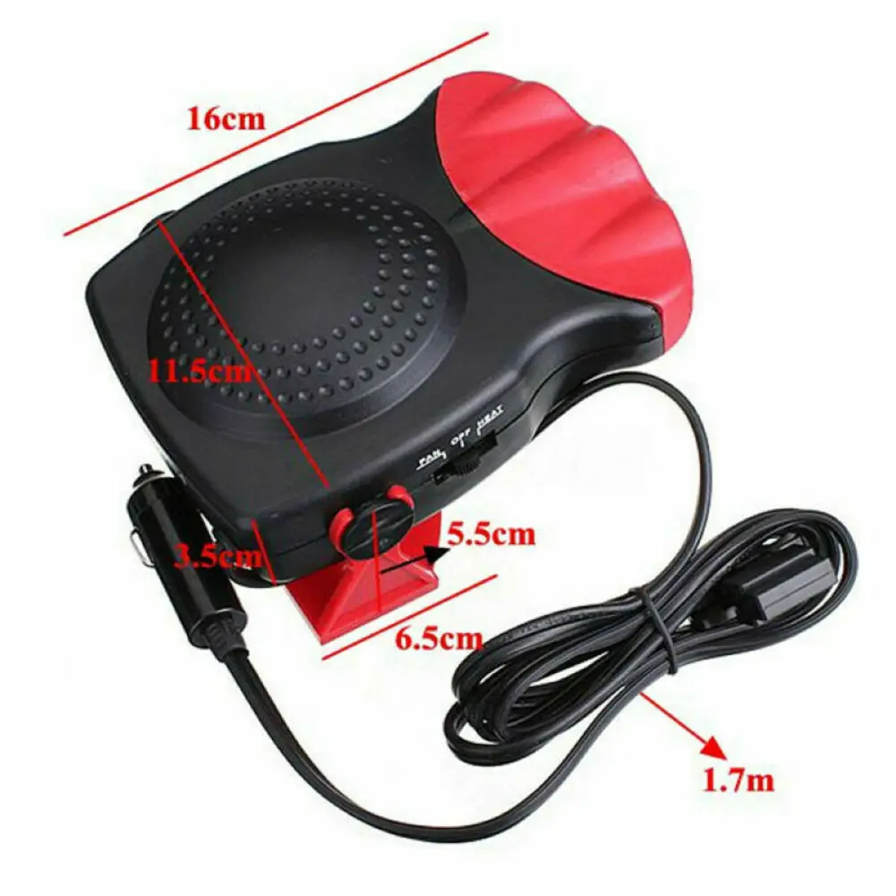 DESEMPAÑADOR Y CALEFACTOR 200W 12/24V + LENTES DE CONDUCCION 2 EN 1 HD) 🚗”