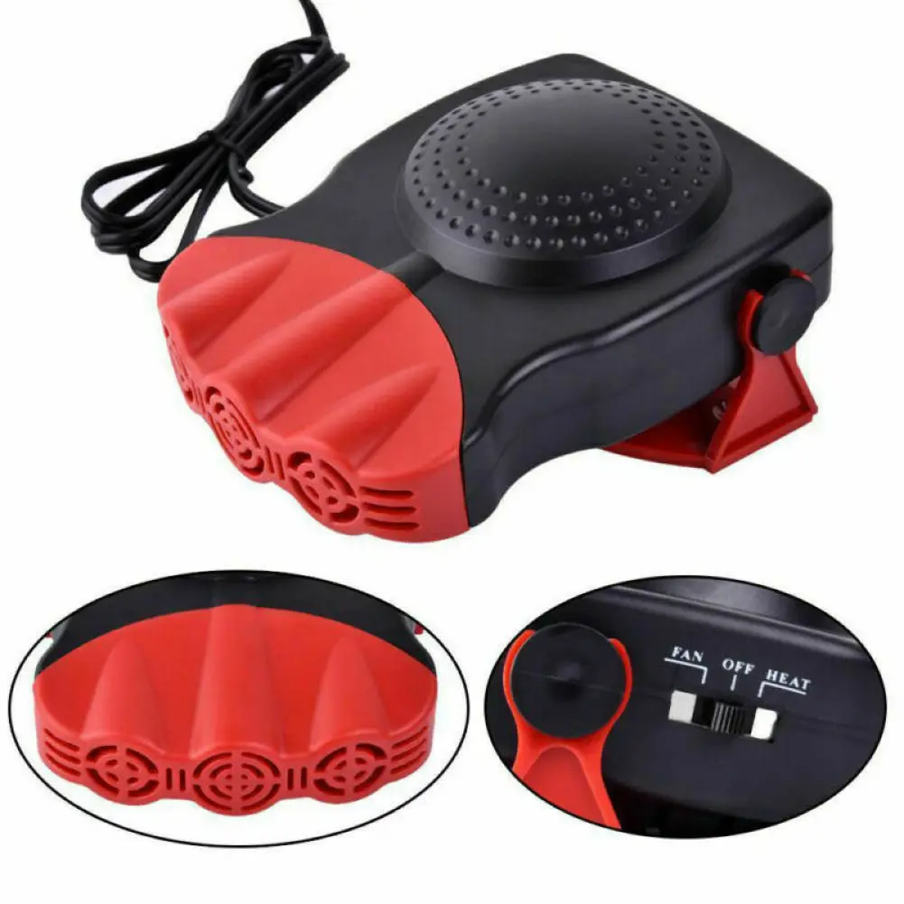 DESEMPAÑADOR Y CALEFACTOR 200W 12/24V + LENTES DE CONDUCCION 2 EN 1 HD) 🚗”