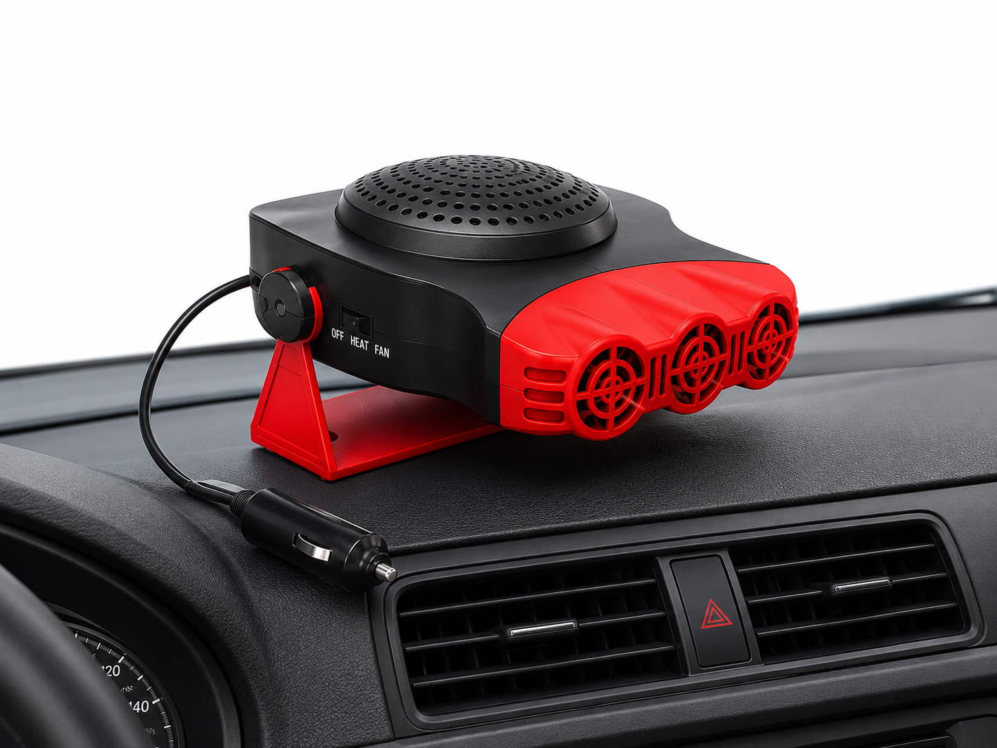 DESEMPAÑADOR Y CALEFACTOR 200W 12/24V + LENTES DE CONDUCCION 2 EN 1 HD) 🚗”